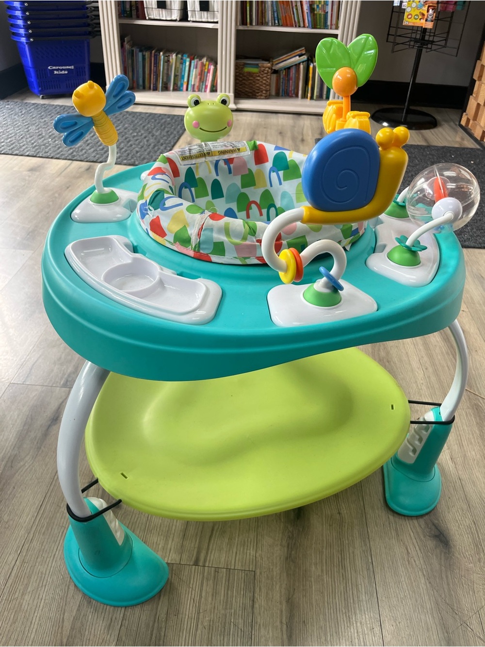 Bright Starts Bounce Bounce Baby 2-in-1 Activity Center Jumper & Table